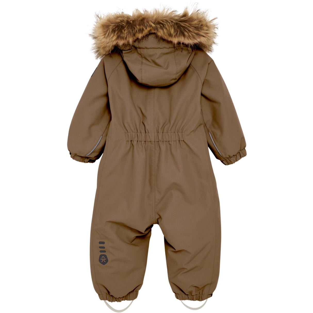 Color Kids Fossil Baby Coverall W. Fake Fur