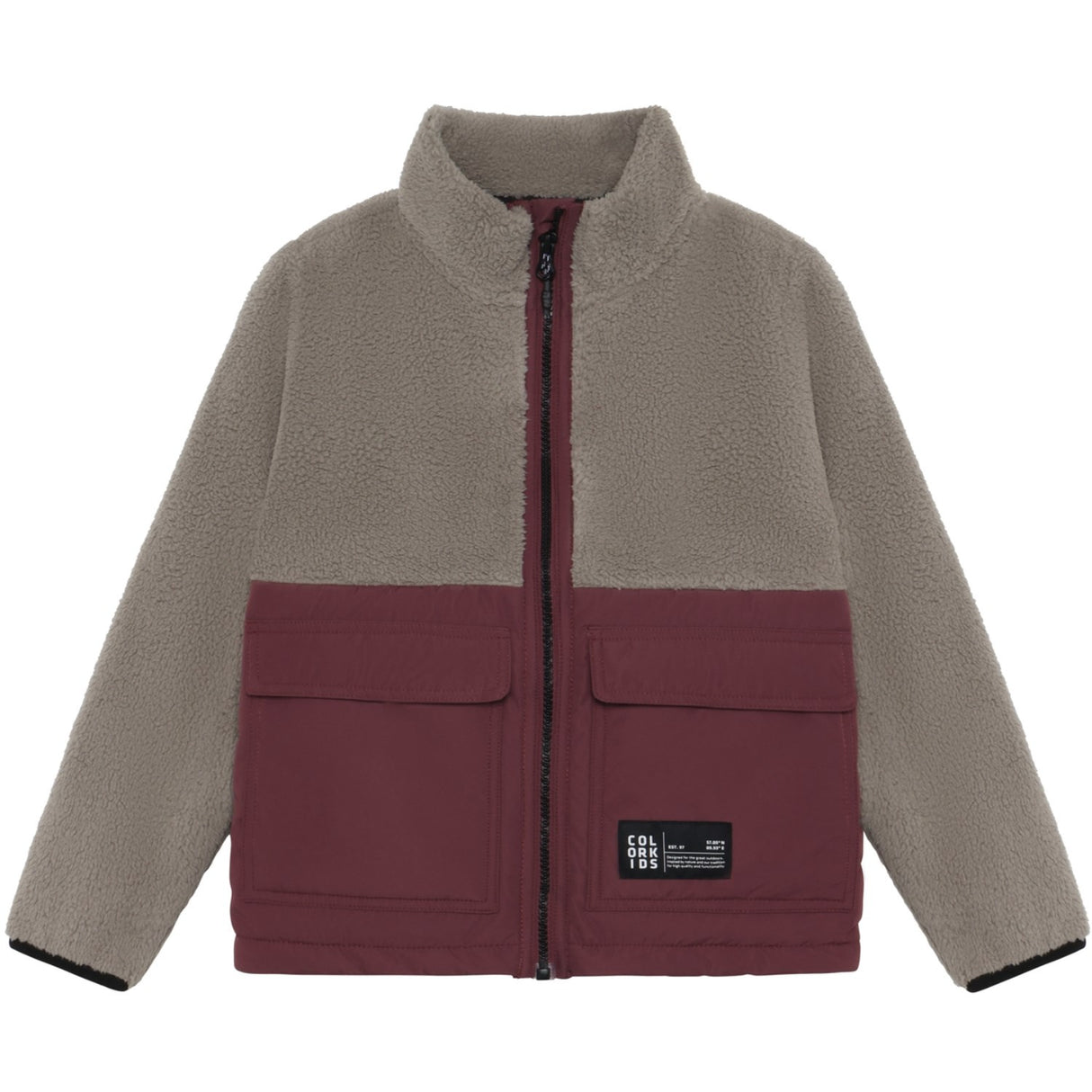 Color Kids Catawba Grape Teddy Jacket