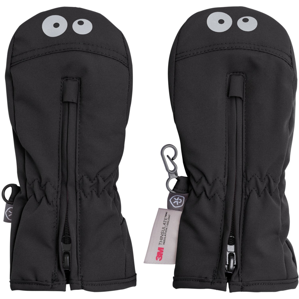 Color Kids Phantom Mittens W. Zipper