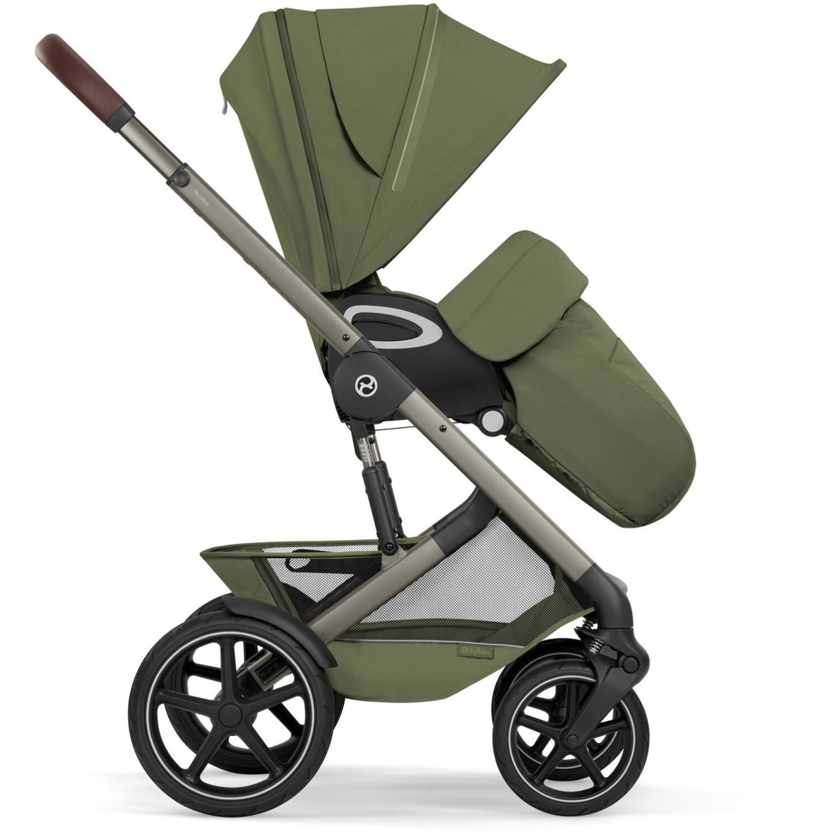 Cybex Moss Green Talos S Lux Tpe Including Foldable Cot