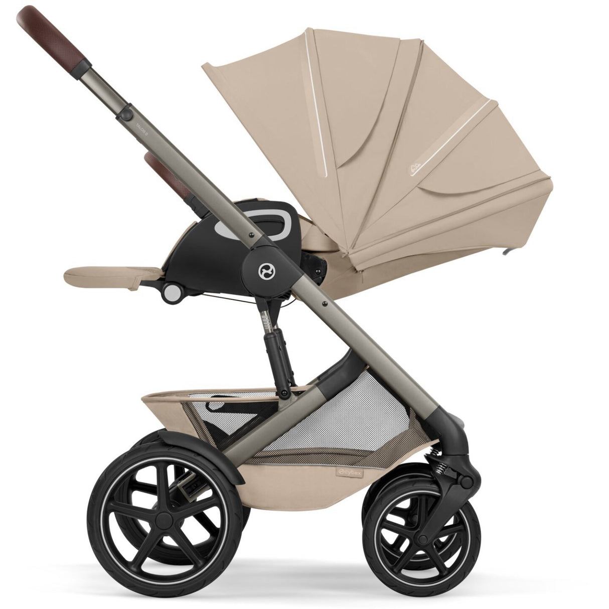 Cybex Almond Beige Talos S Lux Tpe Including Foldable Cot
