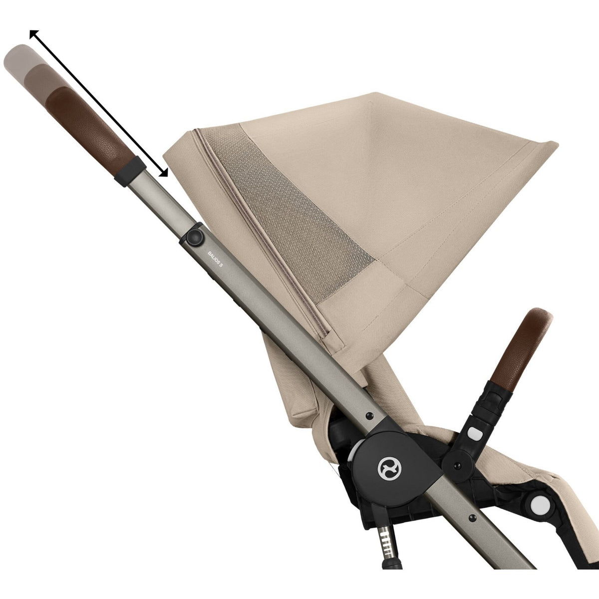 Cybex Almond Beige Balios S Lux Tpe Including Foldable Cot