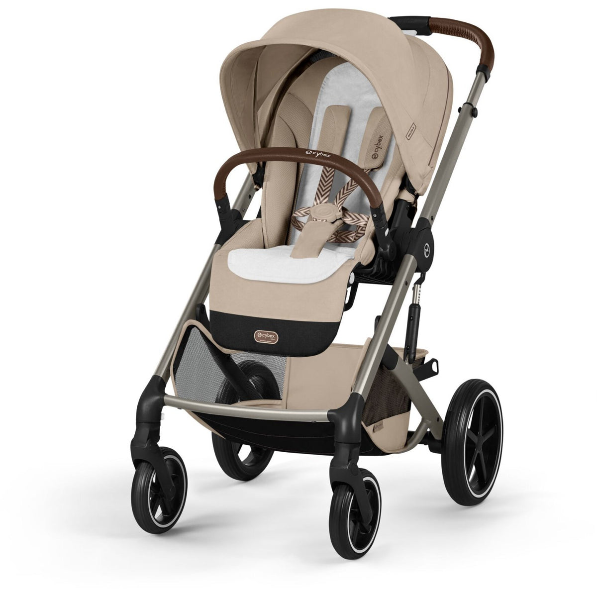 Cybex Almond Beige Balios S Lux Tpe Including Foldable Cot