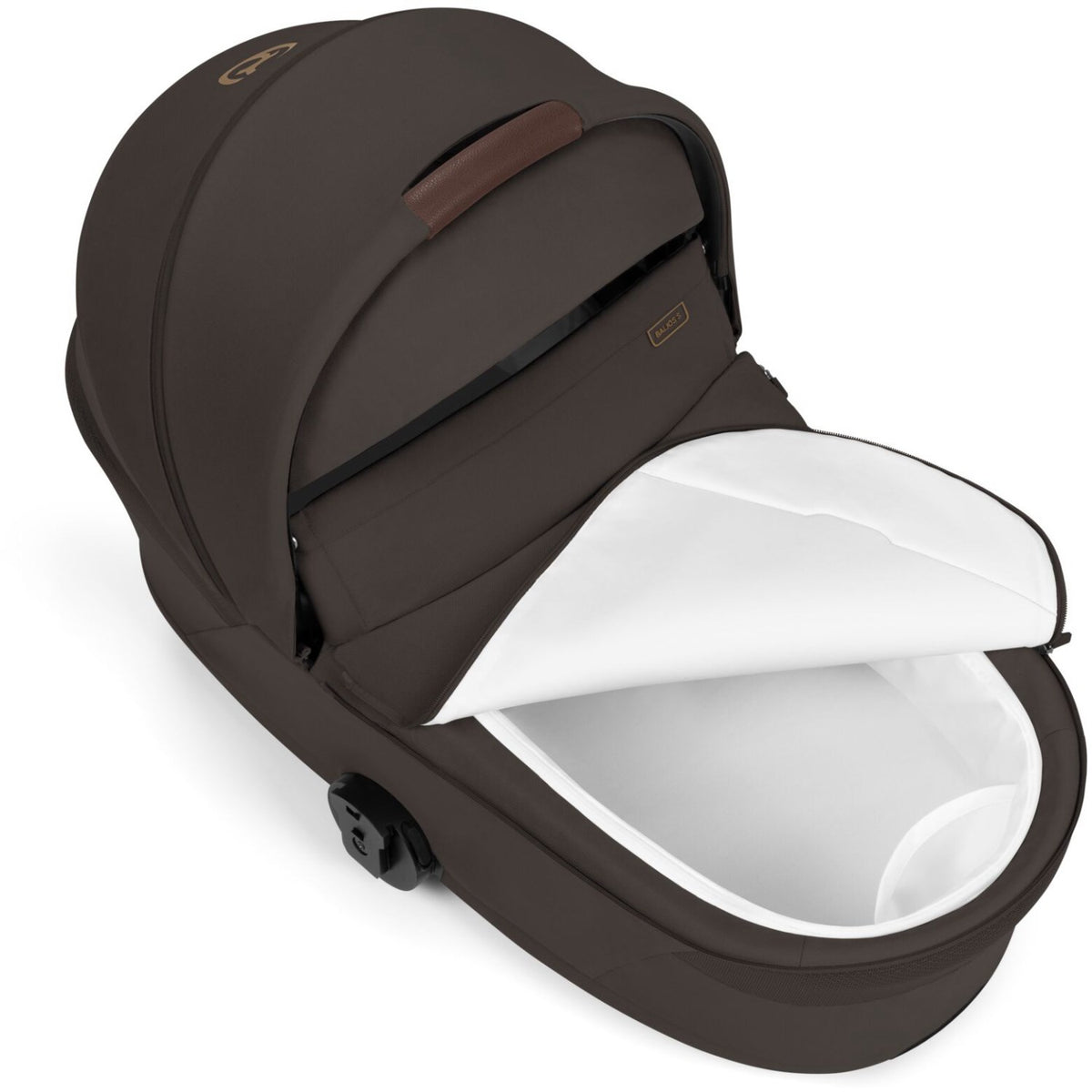 Cybex Chocolate Brown Balios S Lux Tpe Including Foldable Cot