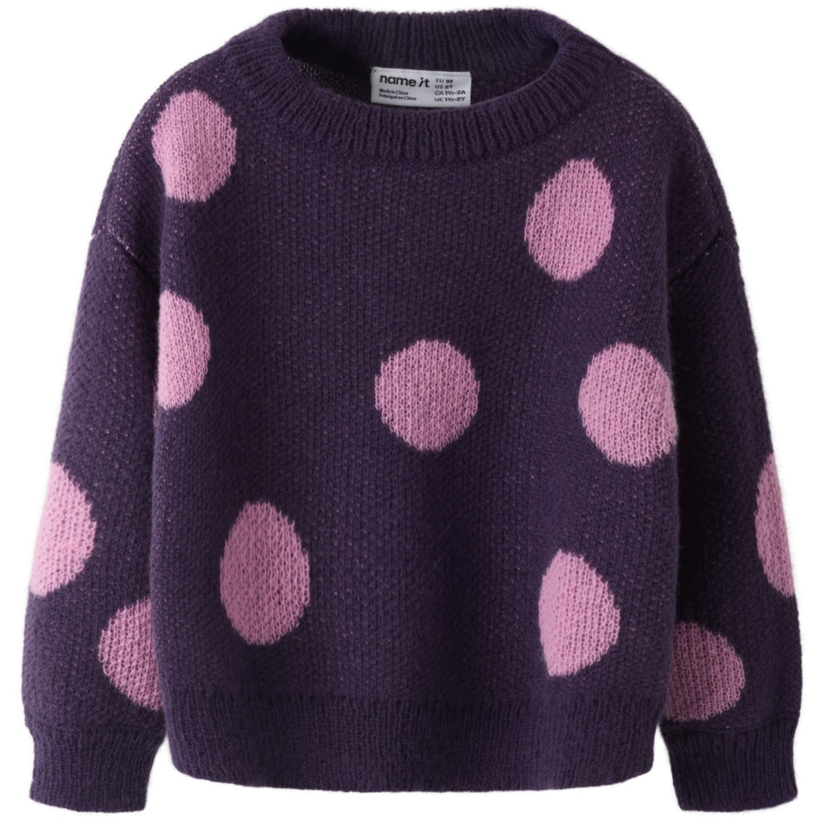 Name It Navy Cosmos Nmfolisa Ls Knit Bf