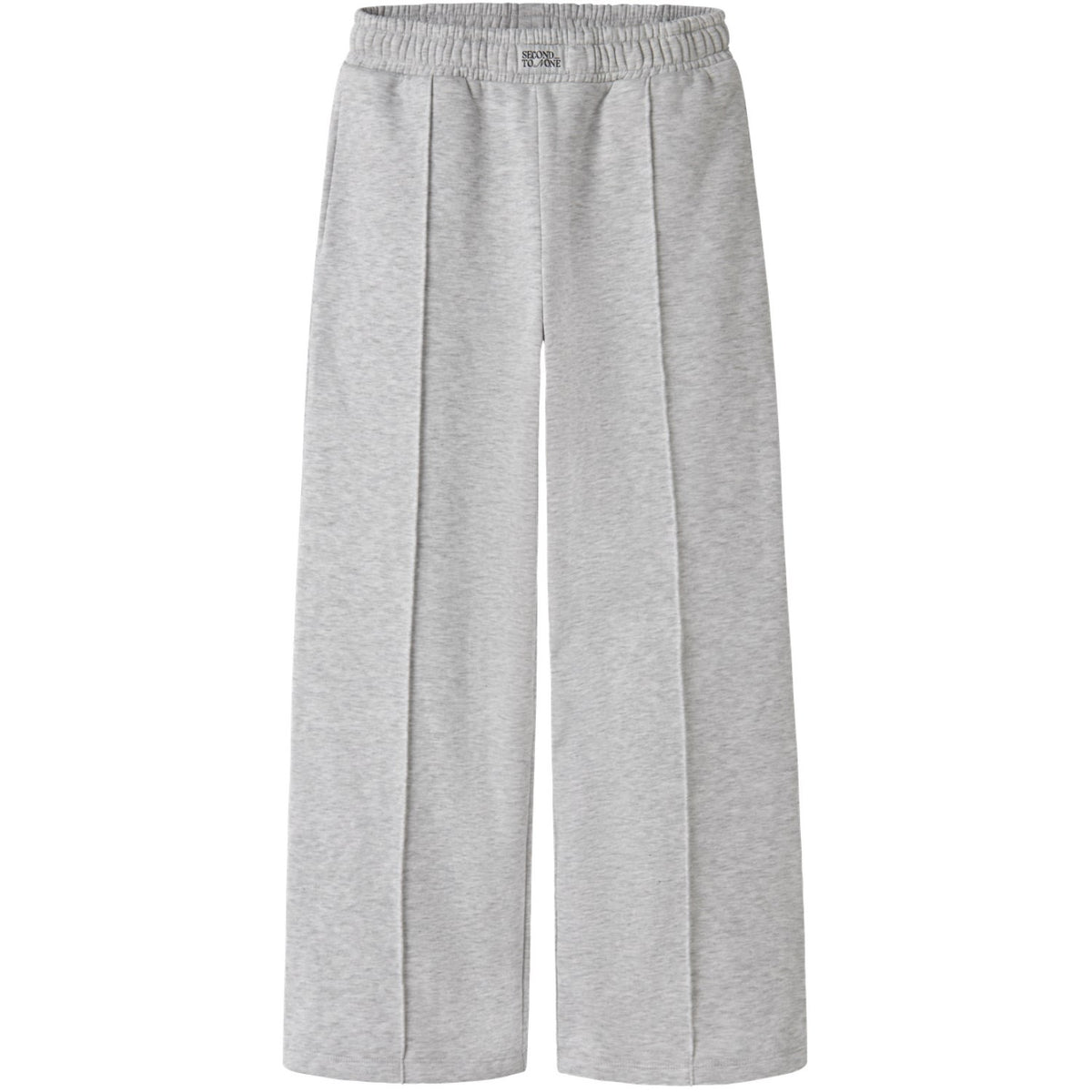 Name It Light Grey Melange Nkfoda Nreg Wide Swe Pants Bru Bf