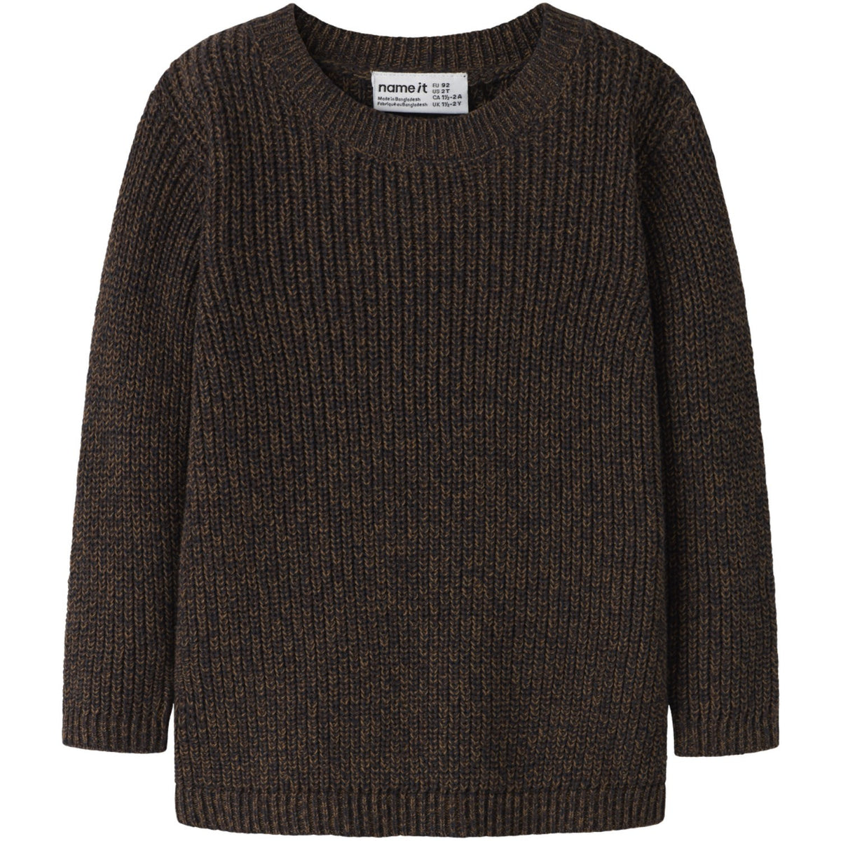 Name It Chocolate Plum Nmmotheo Ls Knit