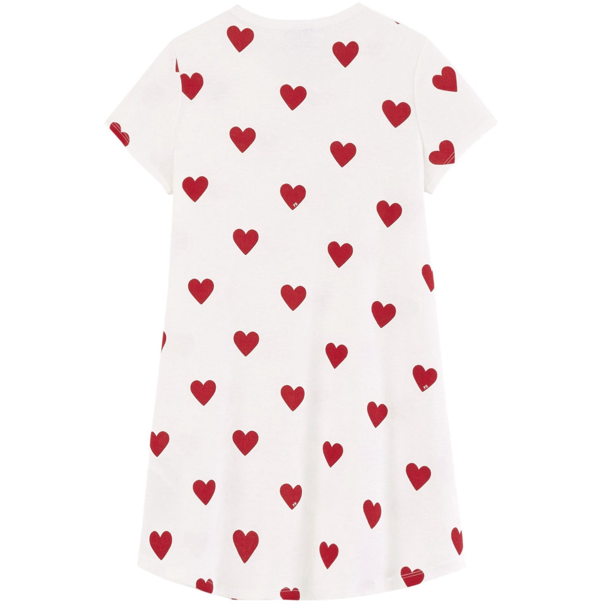 Petit Bateau Hearts Short Sleeve Dress