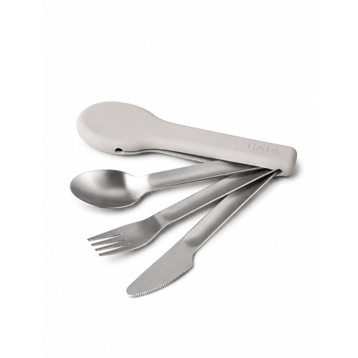 Haps Nordic Oyster Grey Kids Cutlery Set