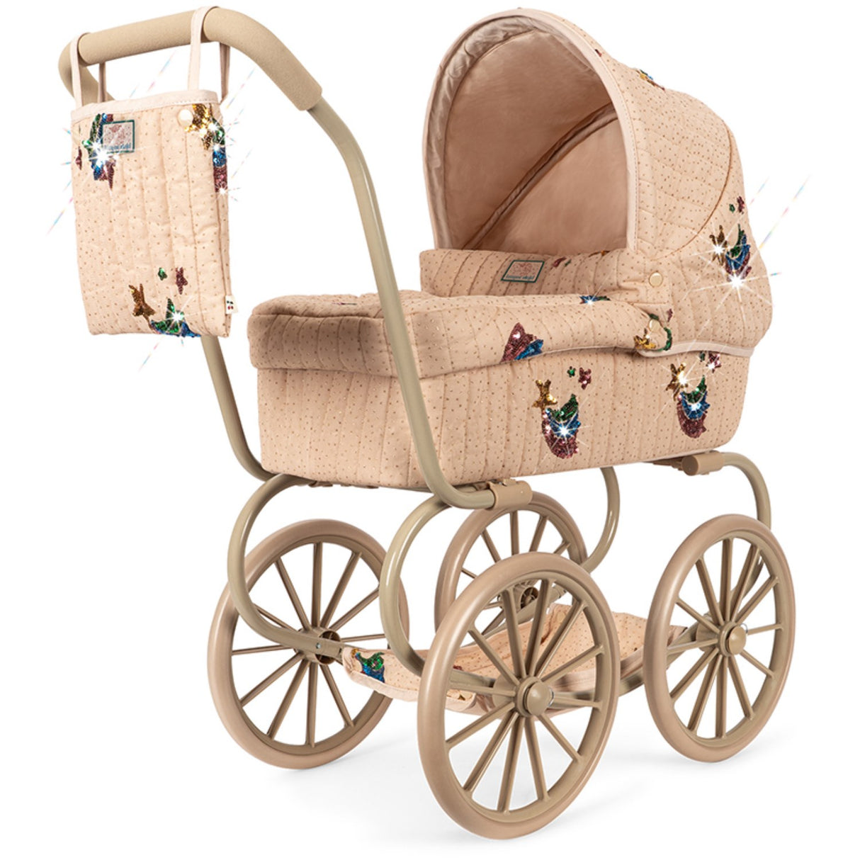 Konges Sløjd Rainbow Star Minnie Tulle Doll Pram