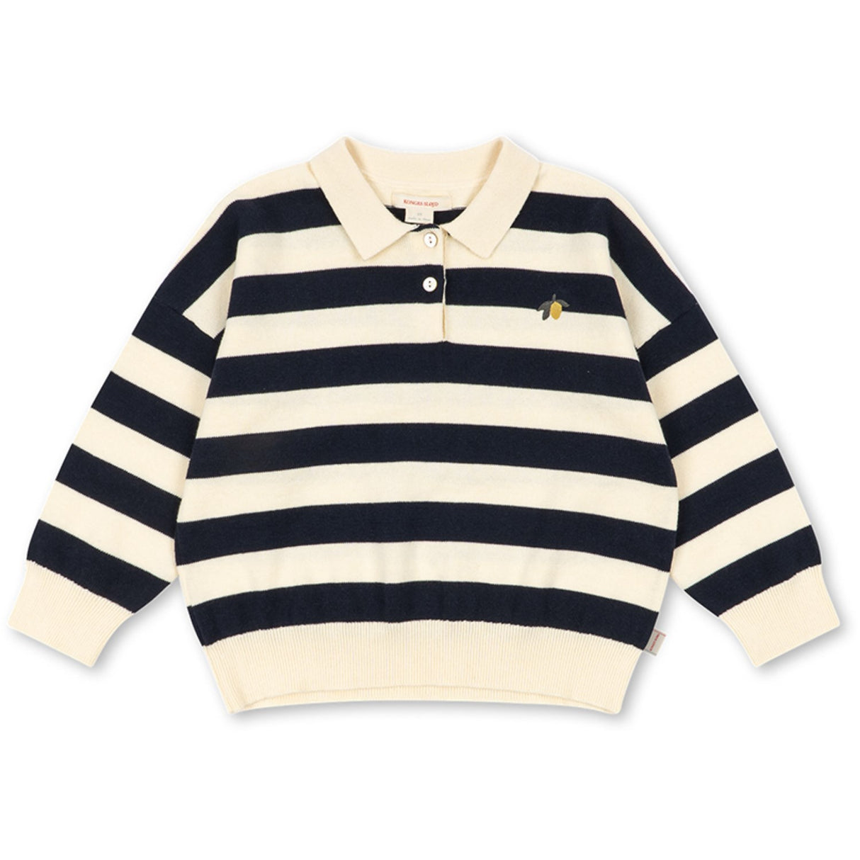 Konges Sløjd Navy Stripe Manis Knit Polo