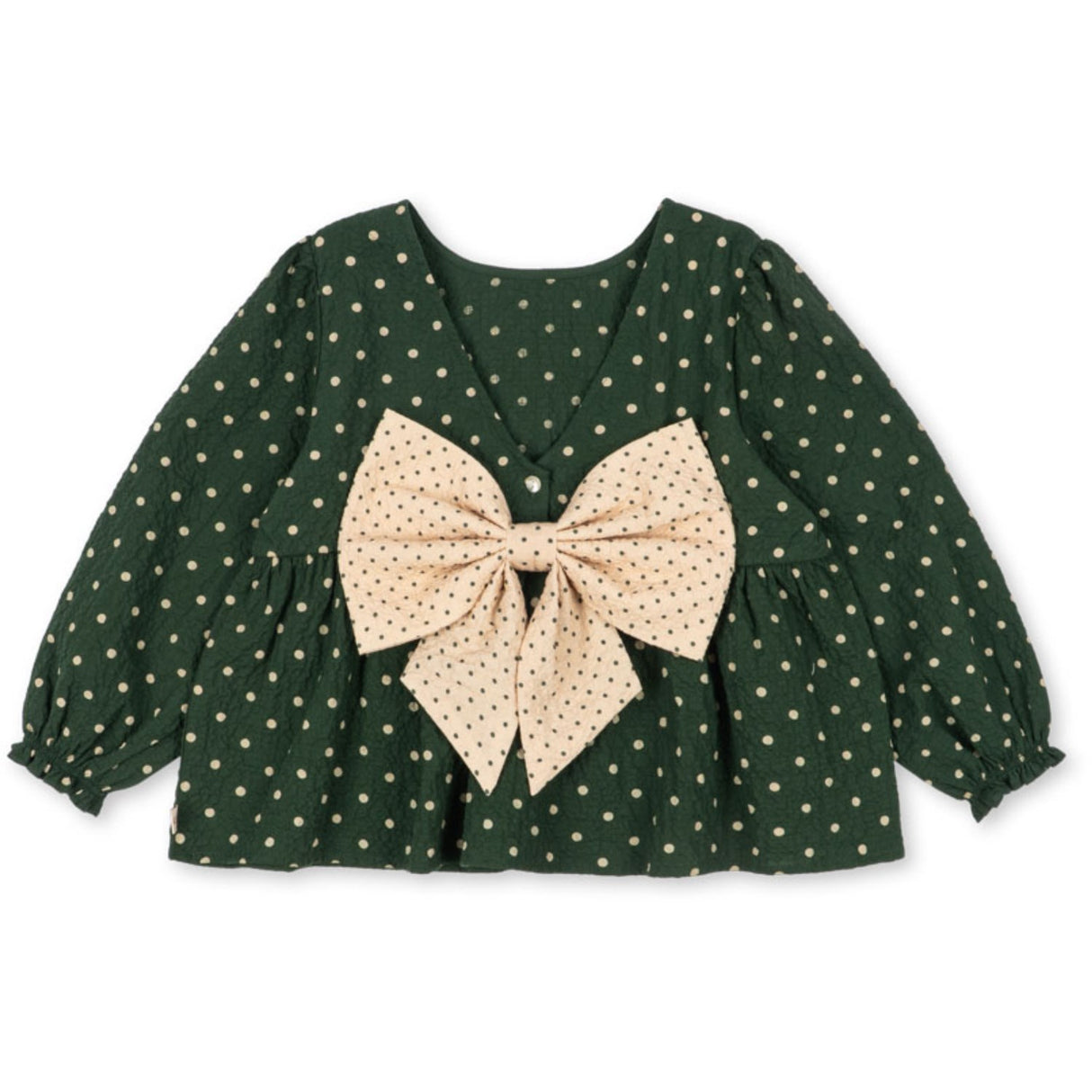 Konges Sløjd Dot Marseille Elin Bow Blouse Gots