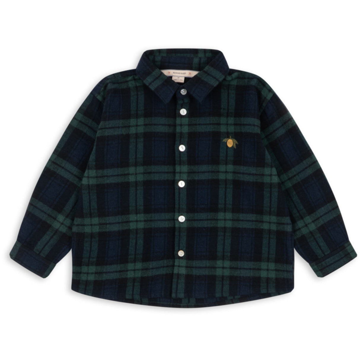 Konges Sløjd Green Check Checky Shirt Gots