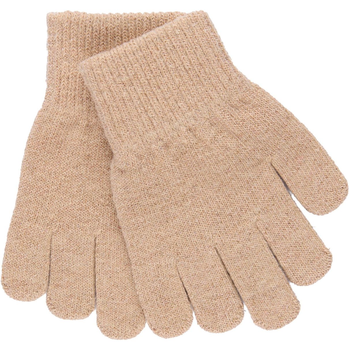 Mikk-Line Rose Melange-Melange Denver-Dark Gray Melange Magic Gloves 3-Pack With Lurex