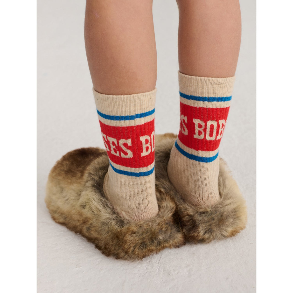 Bobo Choses Beige Bobo Choses Pop Long Socks