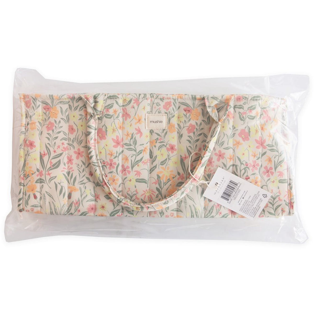 Mushie Pastel Blooms Mushie Diaper Caddy - Pastel Blooms