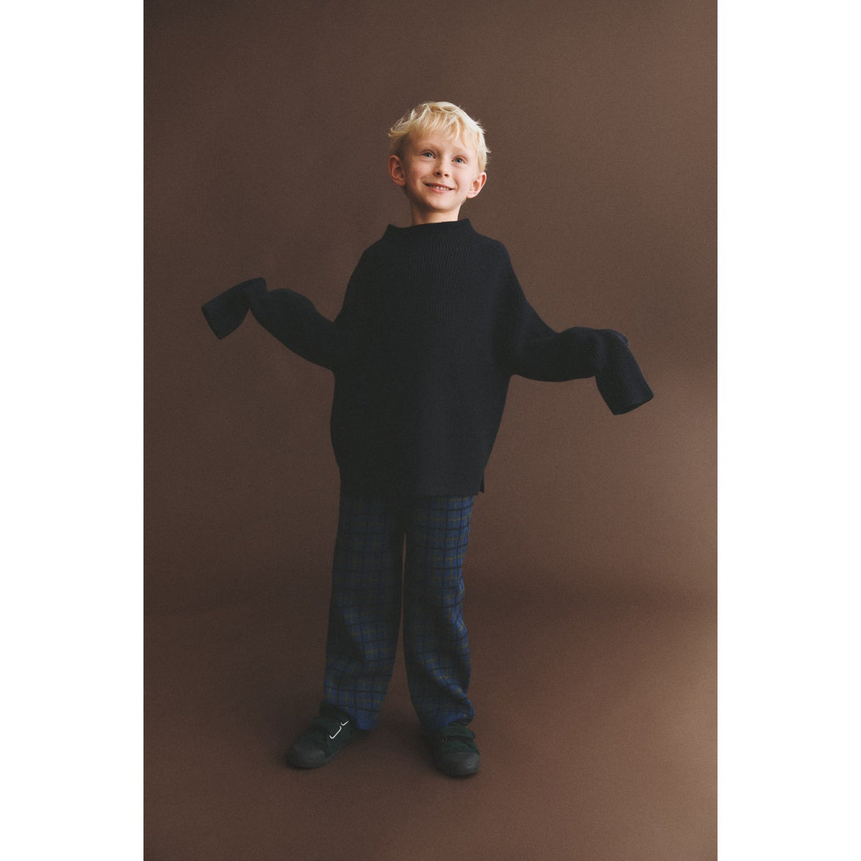 FUB Deep Indigo Felted Pants
