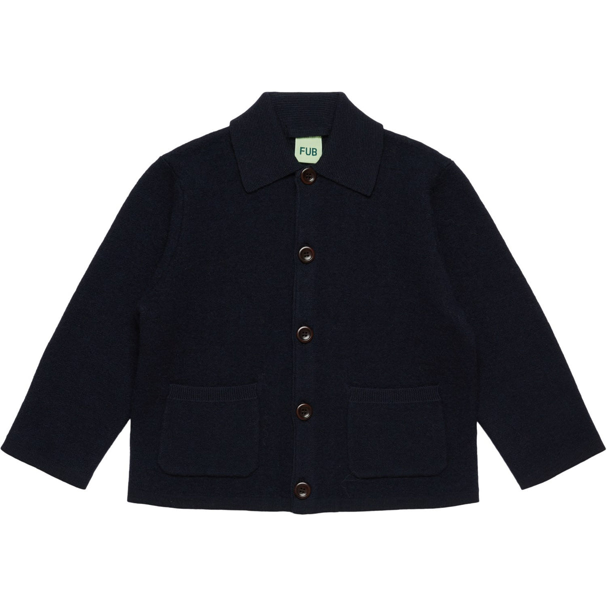 FUB Dark Navy Felted Jacket