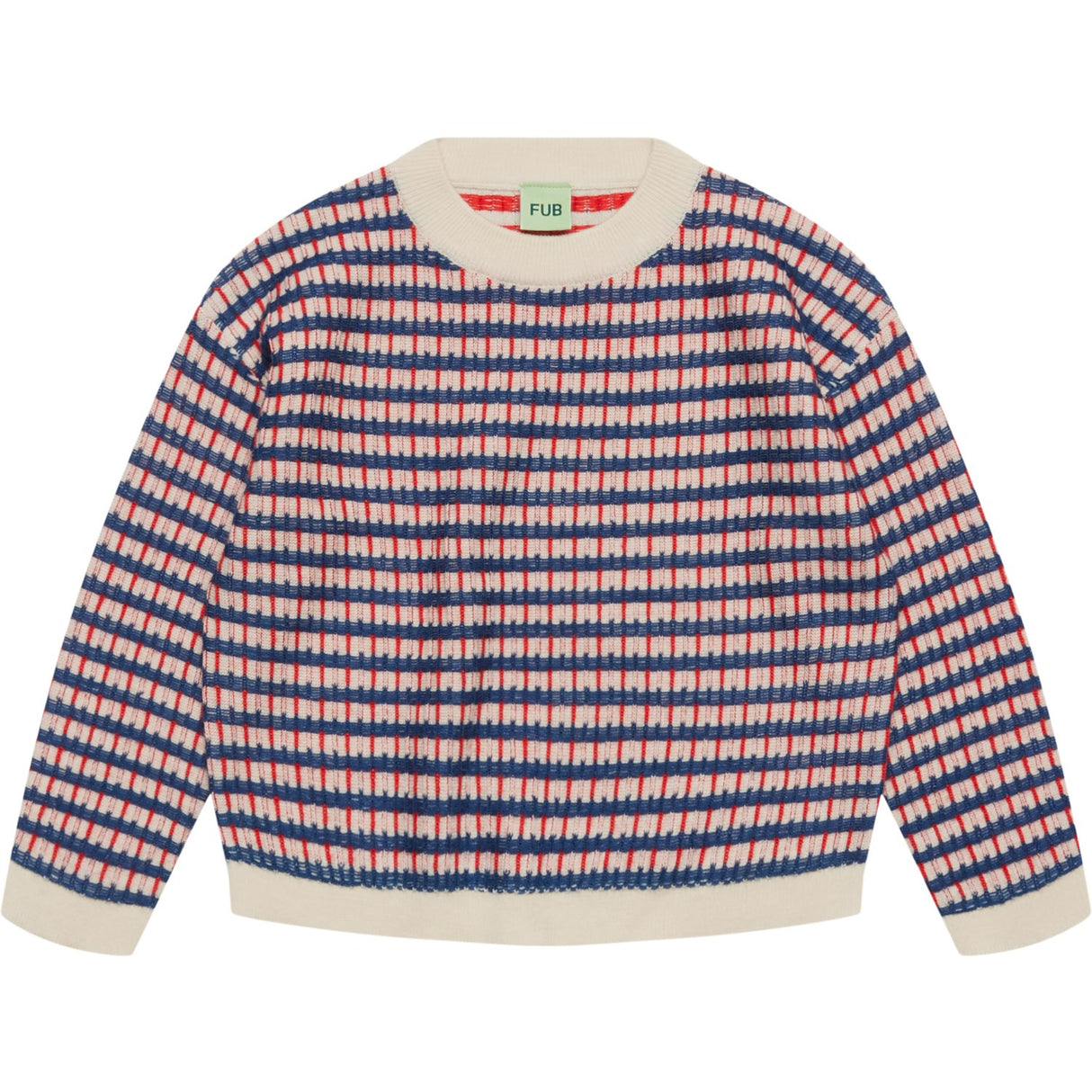 FUB Ercu/Deep Indigo/Classic Red Multi Sweater