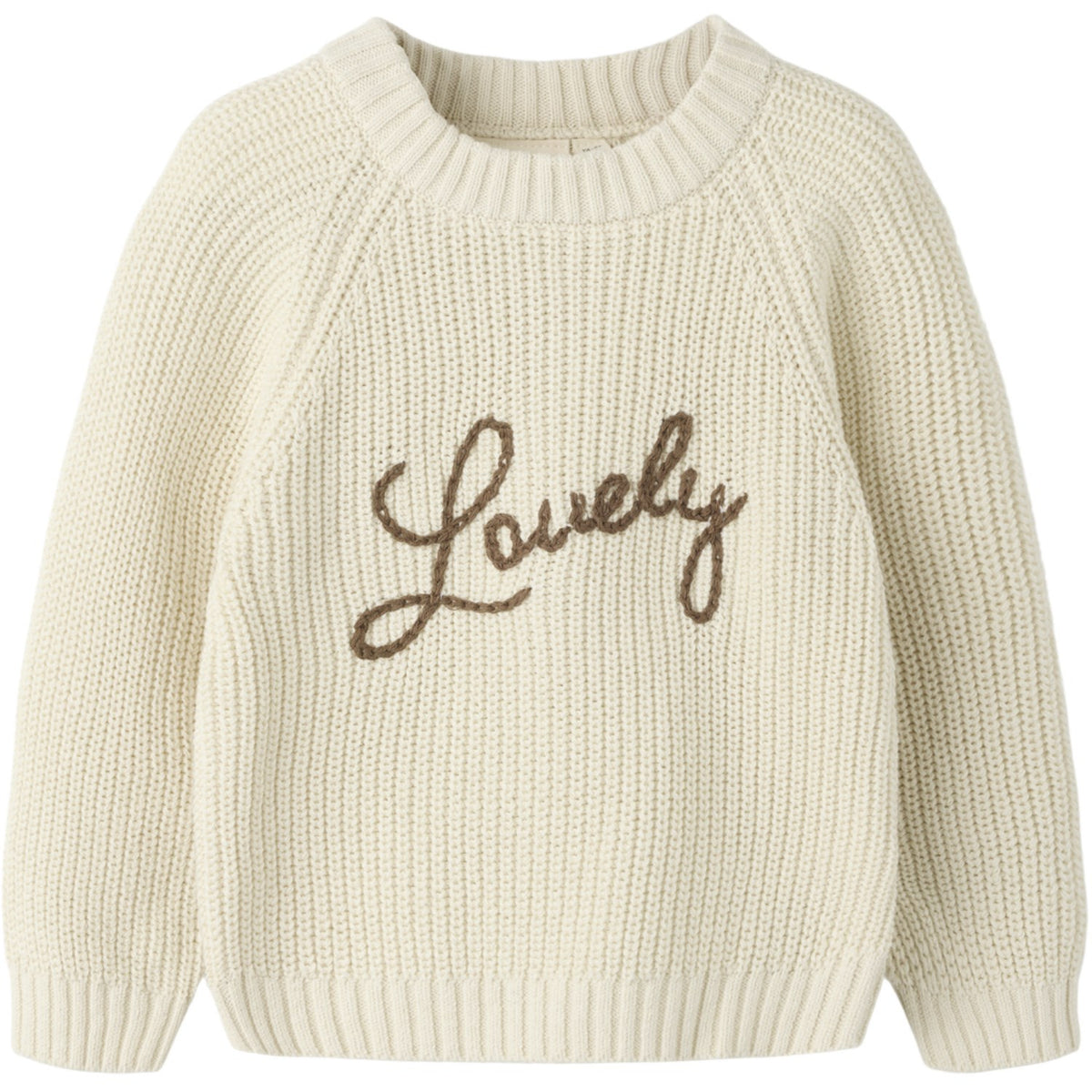 Lil'Atelier Turtledove Lovely Nmfemlen Emb Knit Lil
