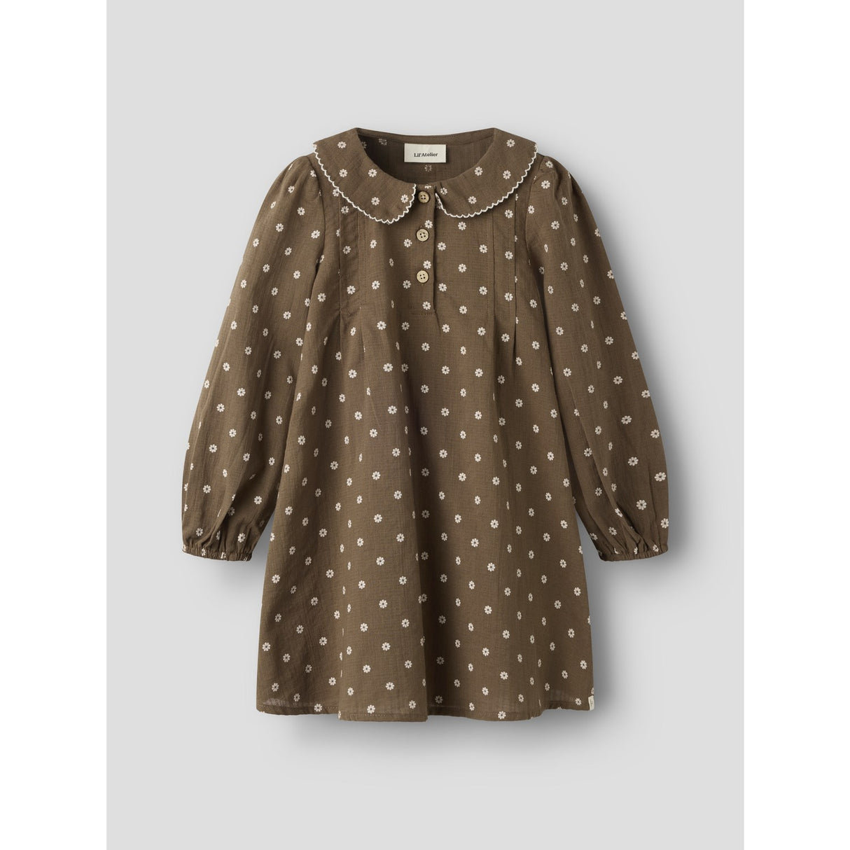 Lil'Atelier Teak Nmfhulla Ls Loose Dress Lil
