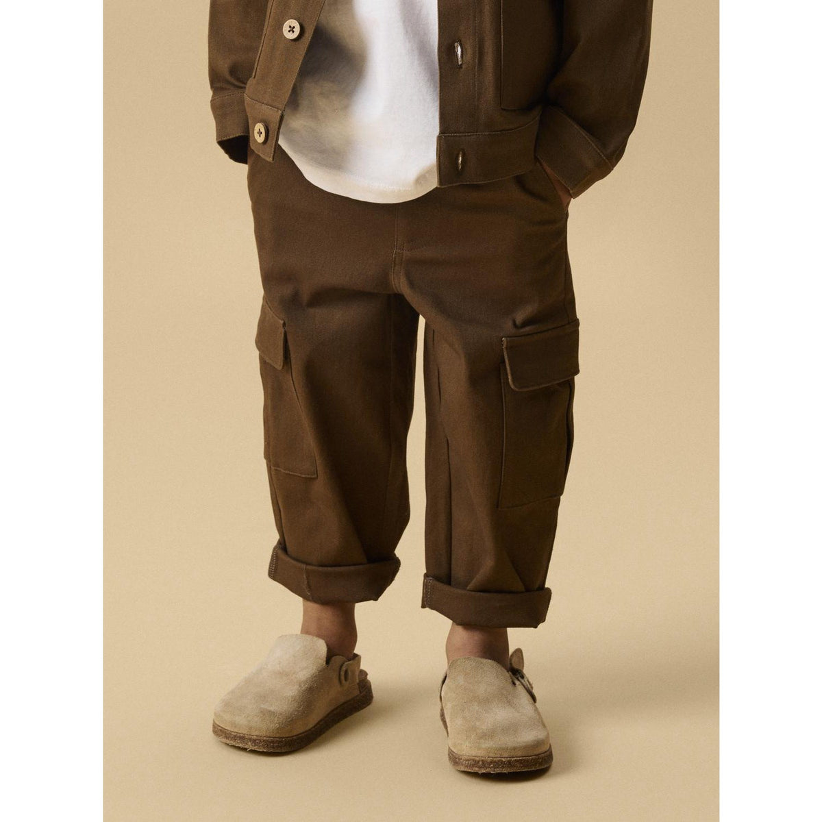 Lil'Atelier Teak Nmmrepa Cargo Twi Pants 6004-Rp Lil