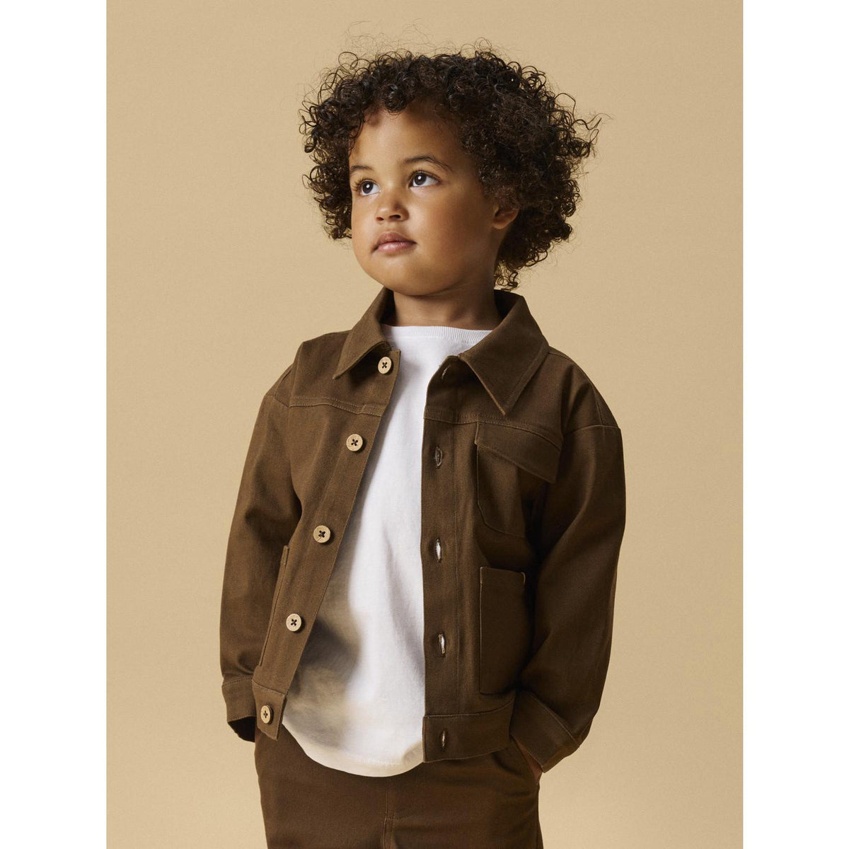 Lil'Atelier Teak Nmmrepa Ls Loose Twi Jacket 6004-Rp Lil