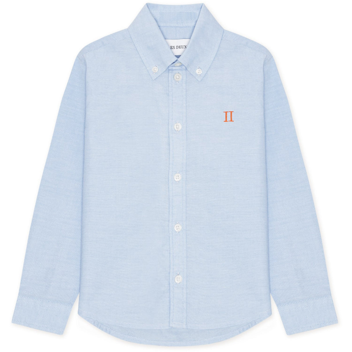 Les Deux Kids Light Blue Core Contrast Oxford Shirt Kids