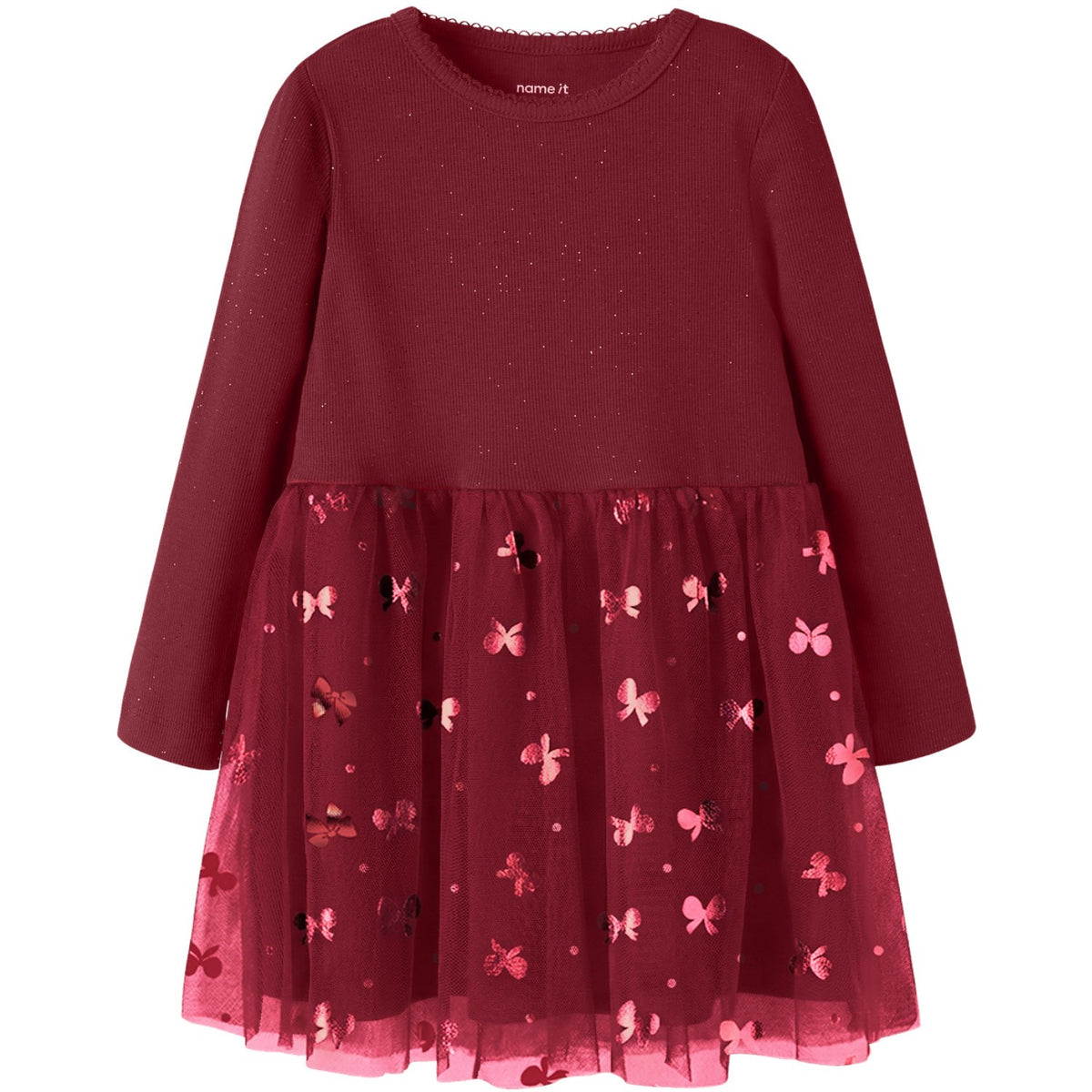 Name It Red Dahlia Nmfrosally Ls Dress