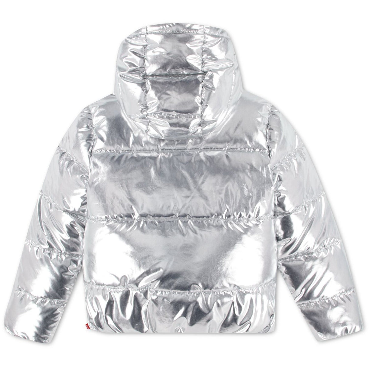 Levi's Silver Metallic Core Batwing Puffer