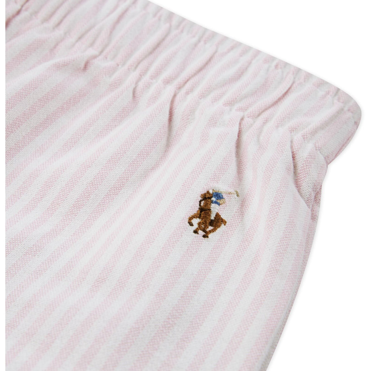 Polo Ralph Lauren Bath Pink/White Striped Oxford Oxford Bd Pant Sleep Set C