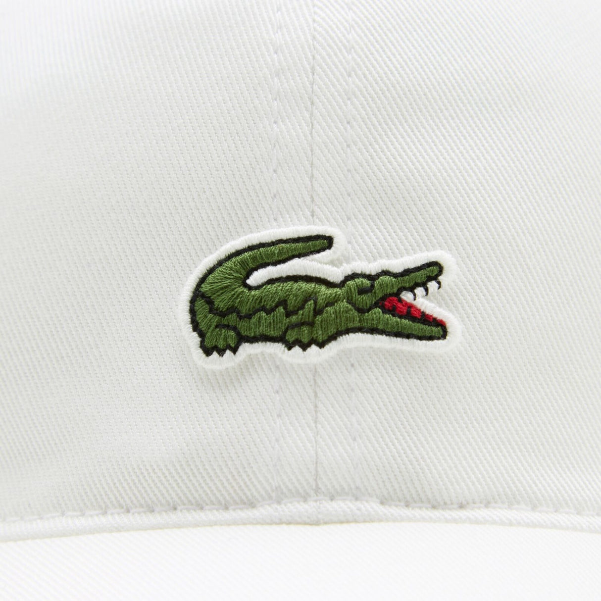 LACOSTE Blanc Core Croc Cap