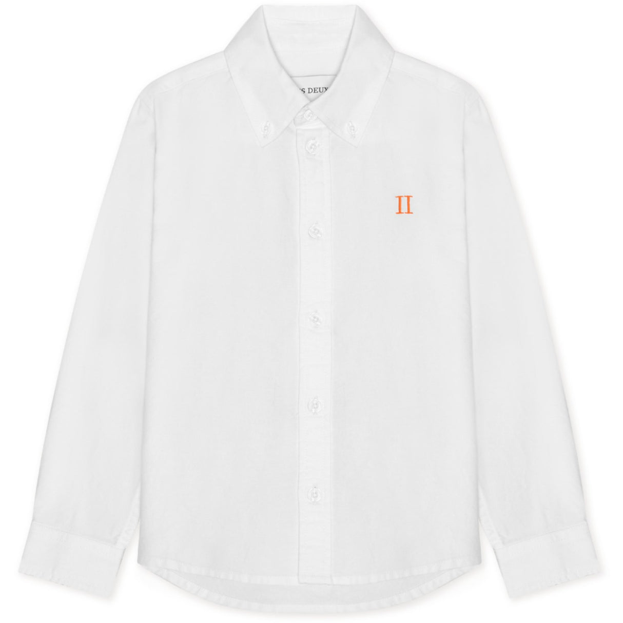 Les Deux Kids White Core Contrast Oxford Shirt Kids