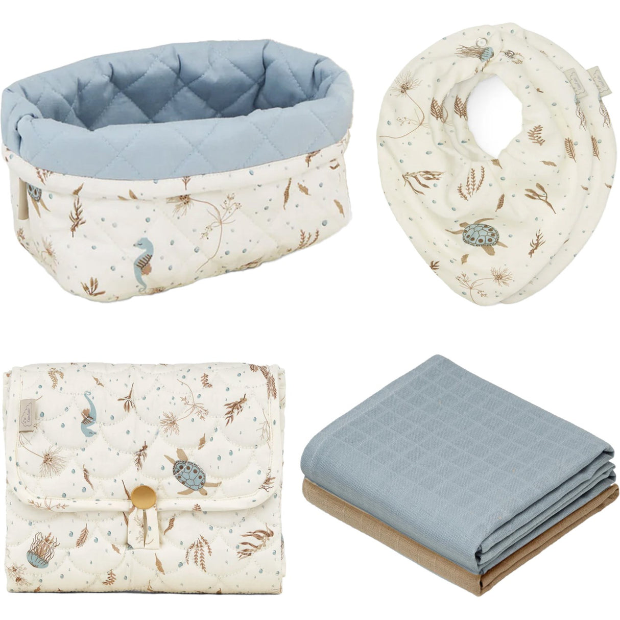 Cam Cam Copenhagen Sea Garden Baby Care Gift Set