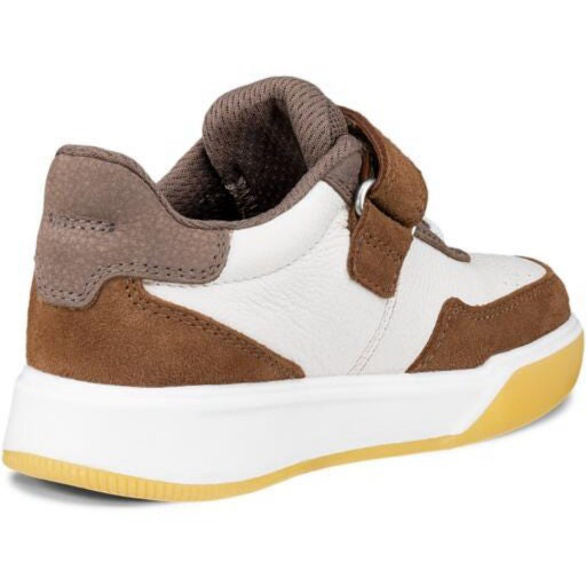 Ecco Camel/White/Marron Street Court K Leather