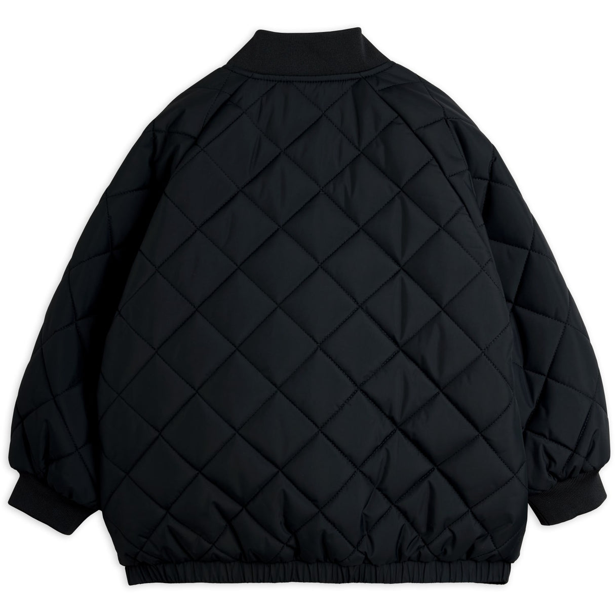 Mini Rodini Black Ritzratz Patch Quilted Puffer