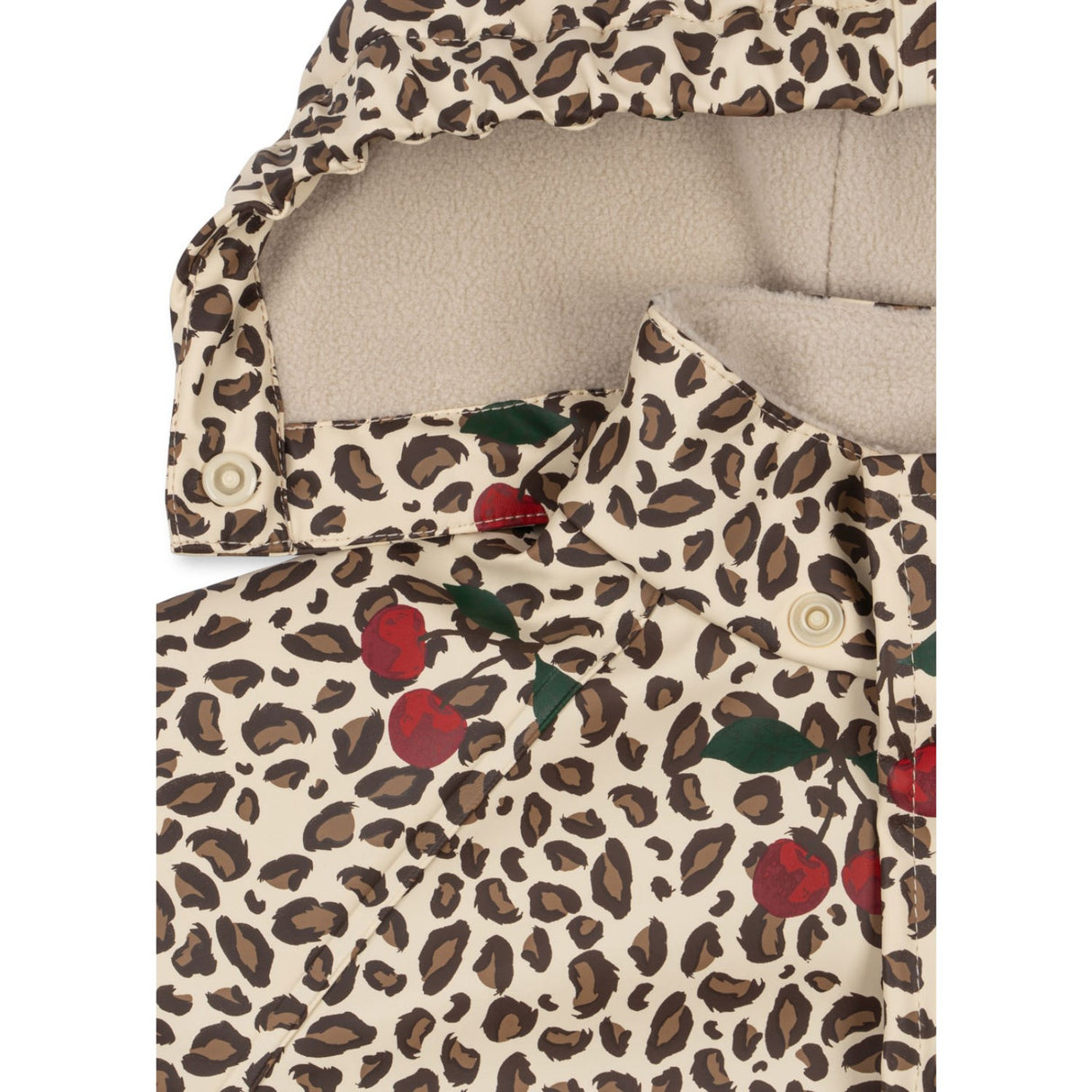 Konges Sløjd Leo Cerise Rainy Palme Set Girl