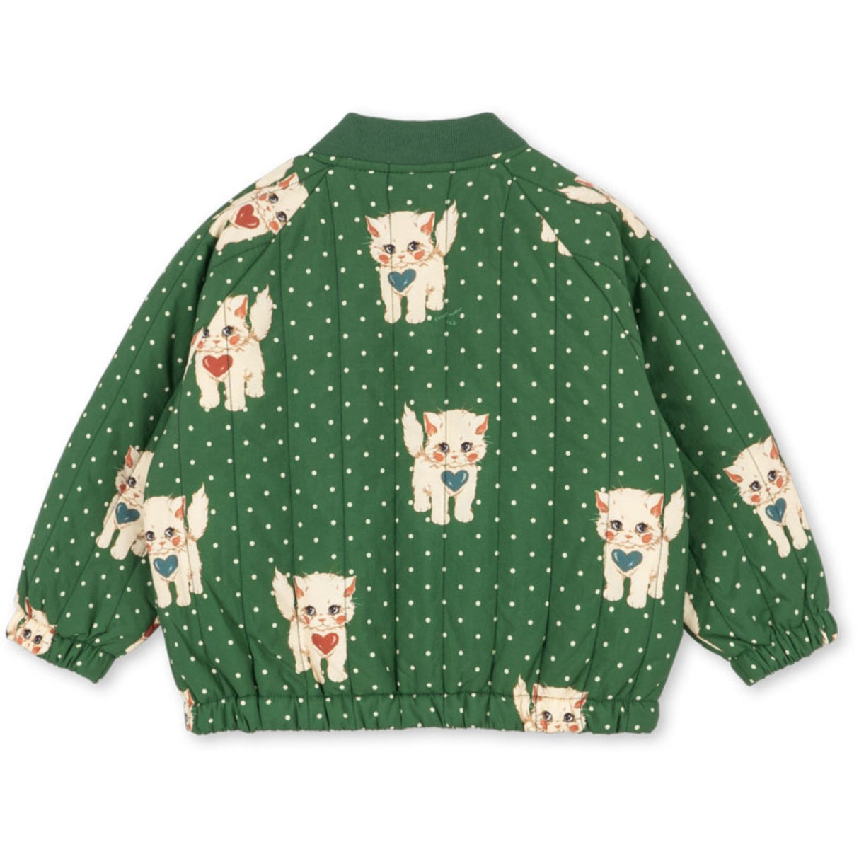Konges Sløjd Dot Miao Verde Juno Printed Bomber Jacket
