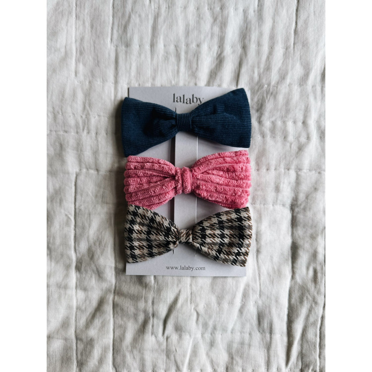 Lalaby Flamingo Mix Hair Bow 3 Pack