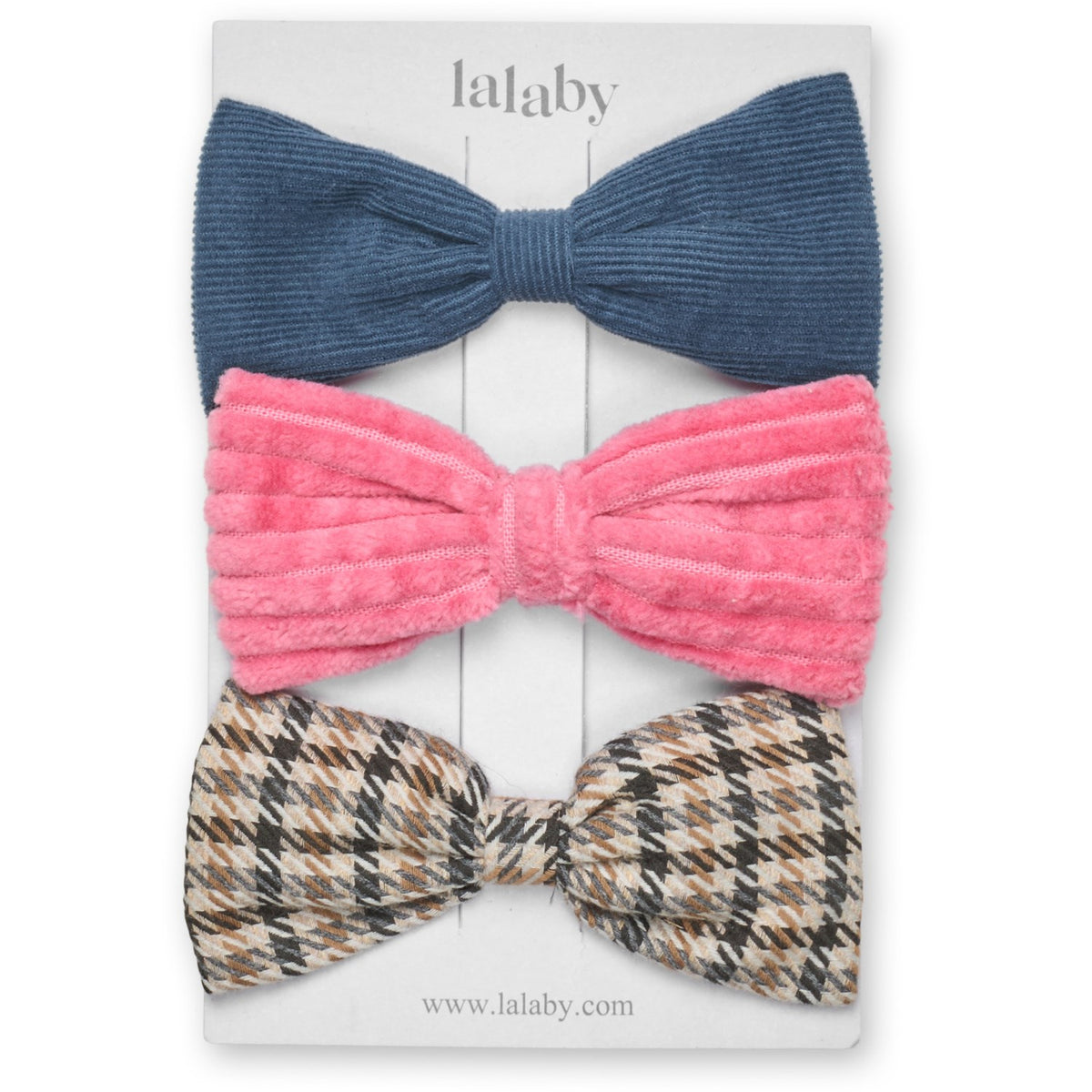 Lalaby Flamingo Mix Hair Bow 3 Pack
