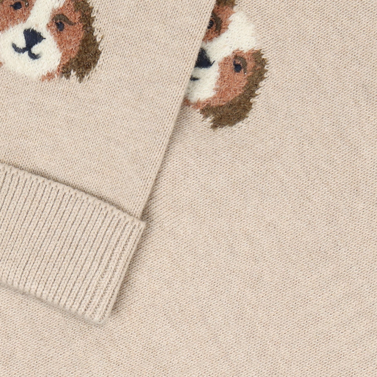 Minymo Beige Melange Pants Knit