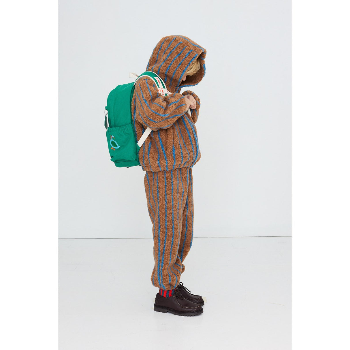 TinyCottons Dark Emerald Winter Pond Backpack