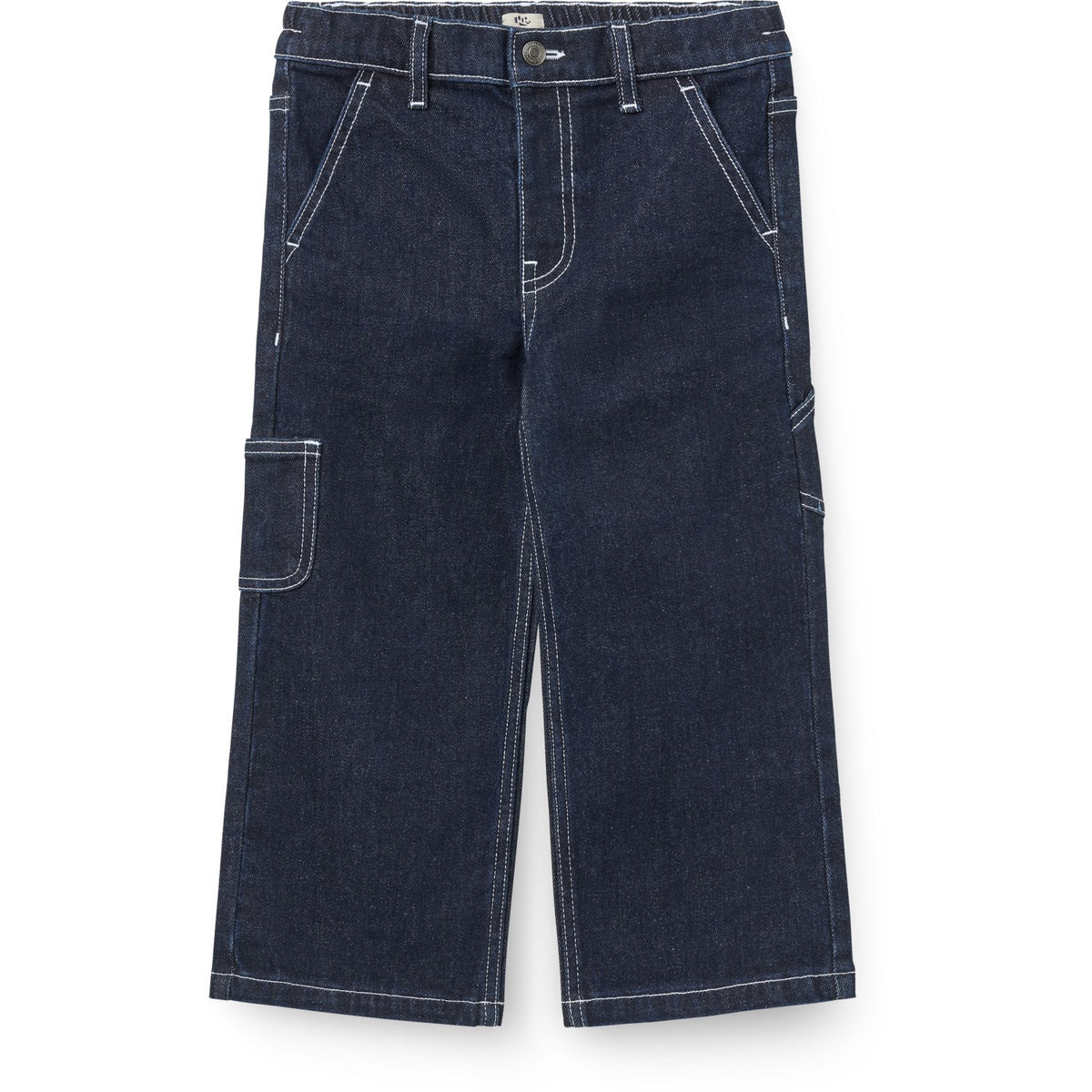 COPENHAGEN COLORS Raw Denim Denim Cargo Pants