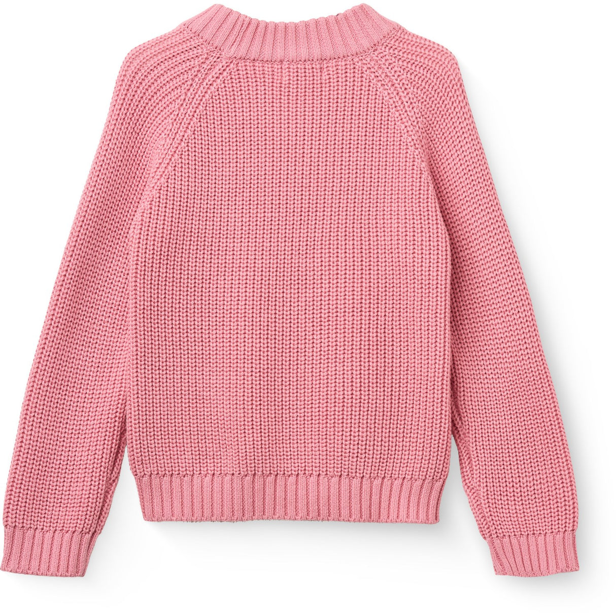 COPENHAGEN COLORS Blossom Pink Knitted Classic Rib Sweater