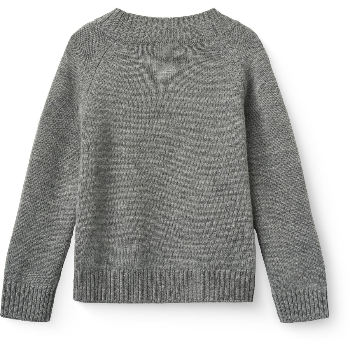 COPENHAGEN COLORS Grey Mel. Pull Over W. Turtle Neck