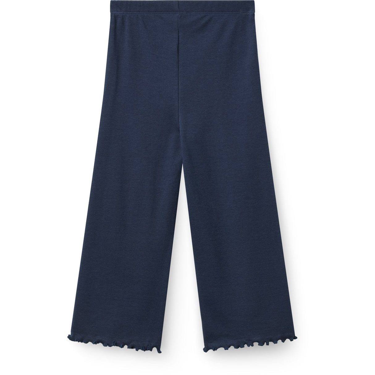 COPENHAGEN COLORS Navy Modal Rib Wide Pants
