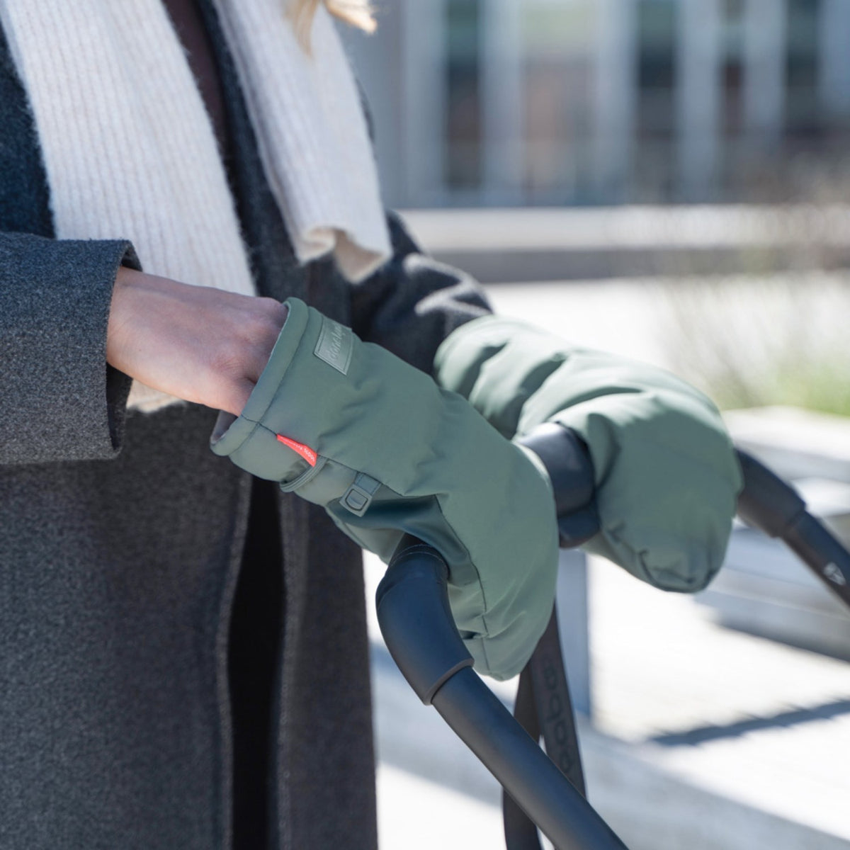 DonebyDeer Green Stroller Mittens