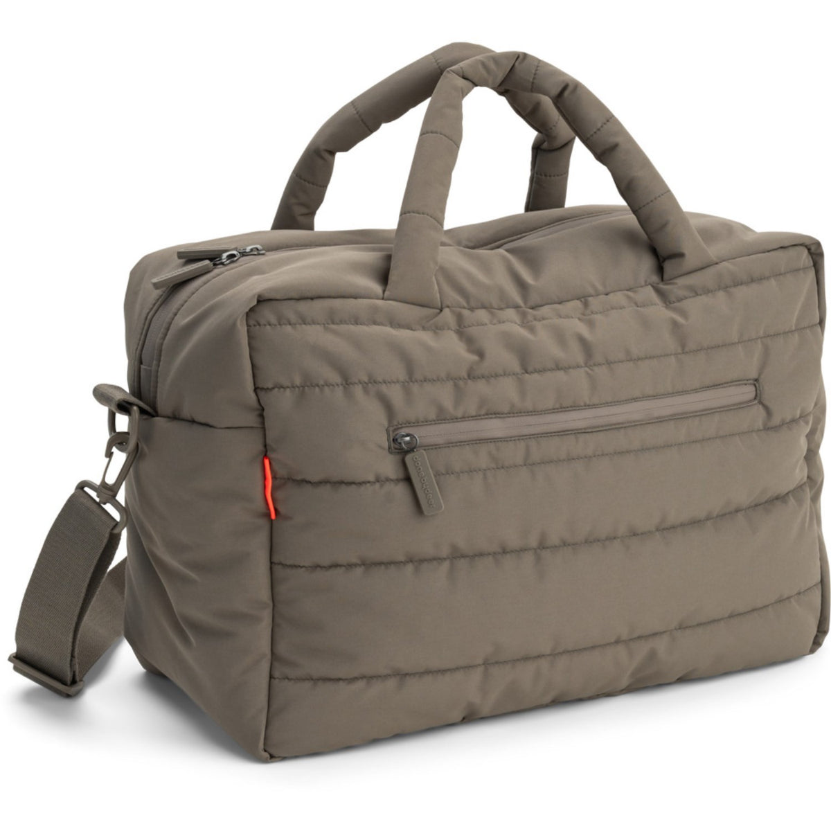DonebyDeer Taupe Quilted Changing Bag