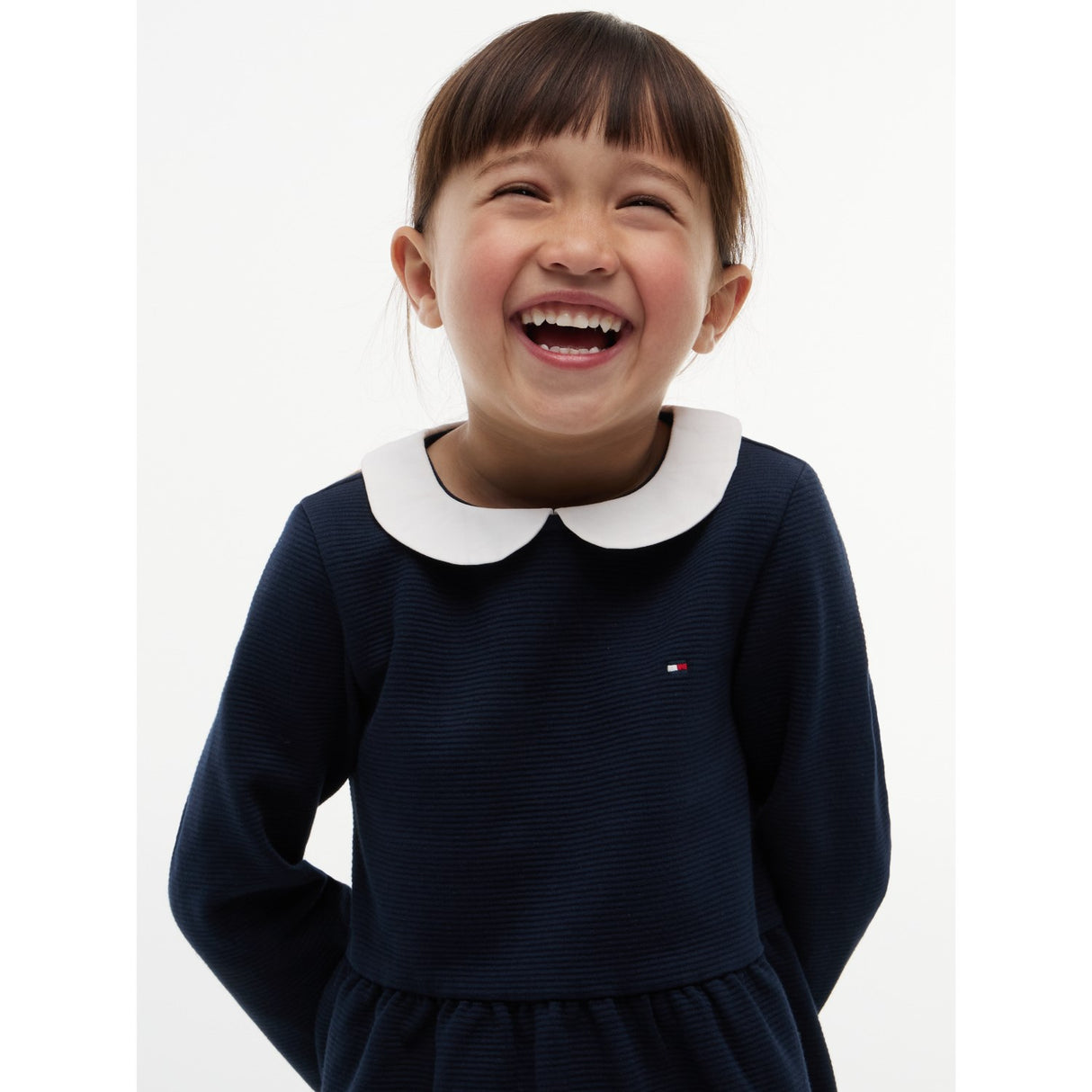 Tommy Hilfiger Dark Blue-Blue Lg Fit And Flare Dress