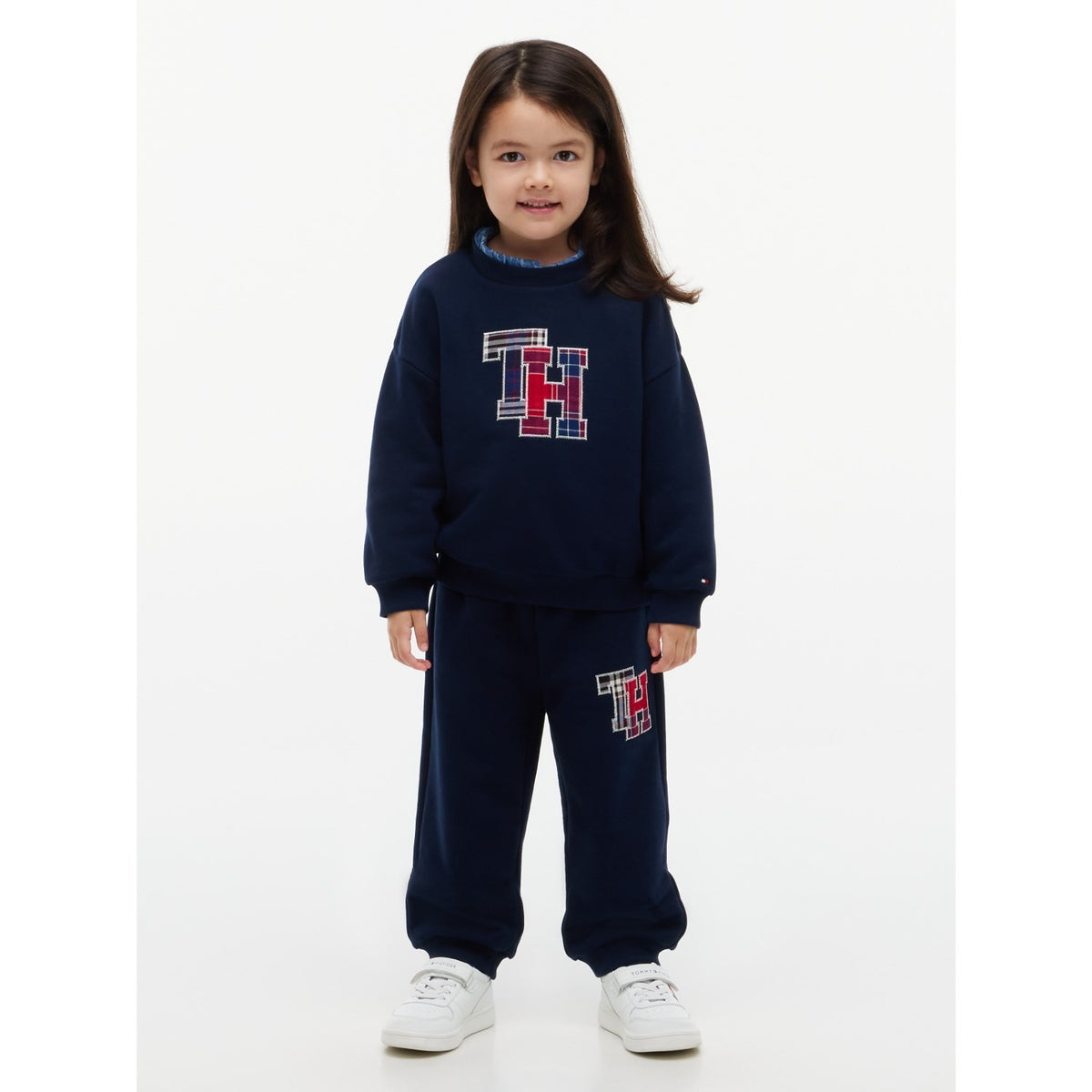 Tommy Hilfiger Dark Blue-Blue Lu Crewneck And Sweatpant Set